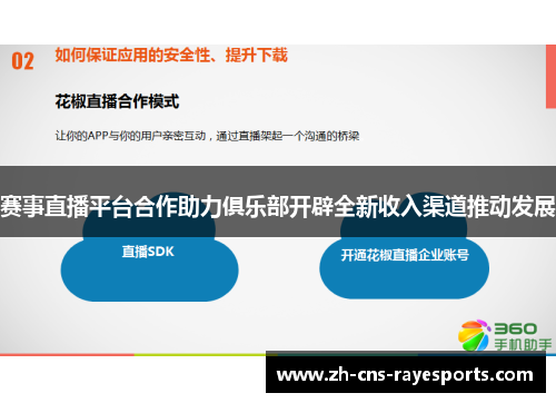 赛事直播平台合作助力俱乐部开辟全新收入渠道推动发展 赛事直播平台合作助力俱乐部开辟全新收入渠道推动发展