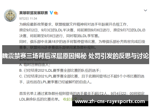 魏震禁赛三场背后深层原因揭秘 处罚引发的反思与讨论 魏震禁赛三场背后深层原因揭秘 处罚引发的反思与讨论